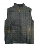 Men's waistcoat in blue color with elastic fabric on the back and side pockets VEST