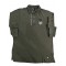 In khaki color men's cotton polo shirt with special prints