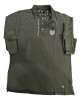 Ανδρικες Μπλουζες Polo - Σε χακί χρώμα ανδρικό μπλουζάκι πόλο βαμβακερο με ιδιαίτερη στάμπες  ΠΟΛΟ ΚΟΥΜΠΙ ΜΑΚΡΥ ΜΑΝΙΚΙ