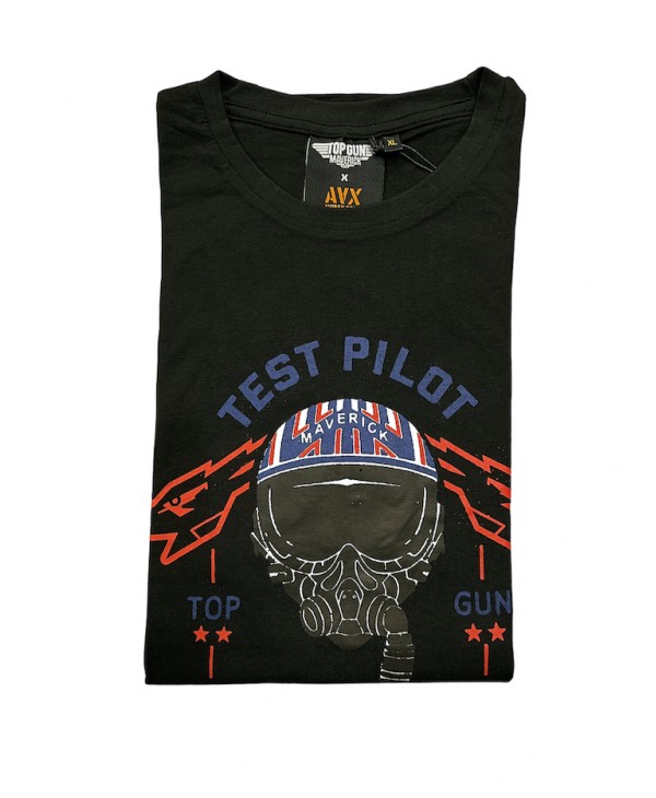 Ανδρικο μπλουζακι μαυρο Top Gun Maverick με κοντο μανικι T-shirts 