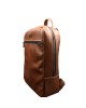Bergman tan leather backpack with 3D back fabric for sweat absorption BACKPACK