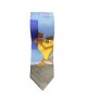 Looney Tunes tie in shades of blue with Taz Cartoon Ties