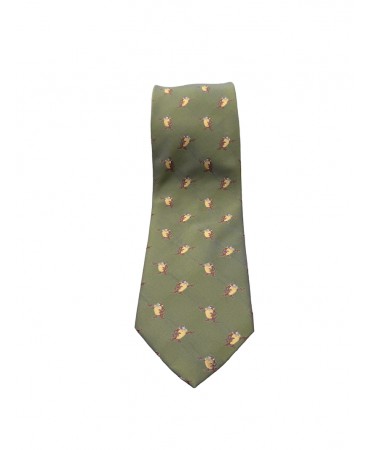 Taz Looney Tunes ties on a green base
