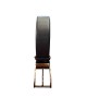 Cavallier leather men's belt in blue color with embossed design 3.5cm. BELTS
