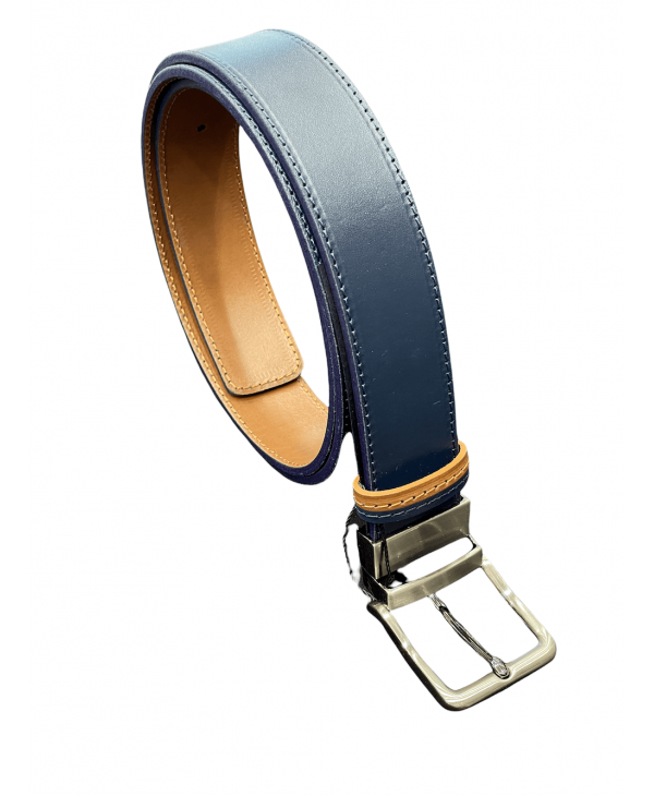 Double sided belt in blue and Cavallier tampa BELTS