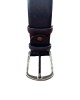 Men's leather belt 3.5cm in Cavallier blue BELTS