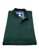 Men's polo shirt with button in cypress color POLO BUTTON LONG SLEEVE