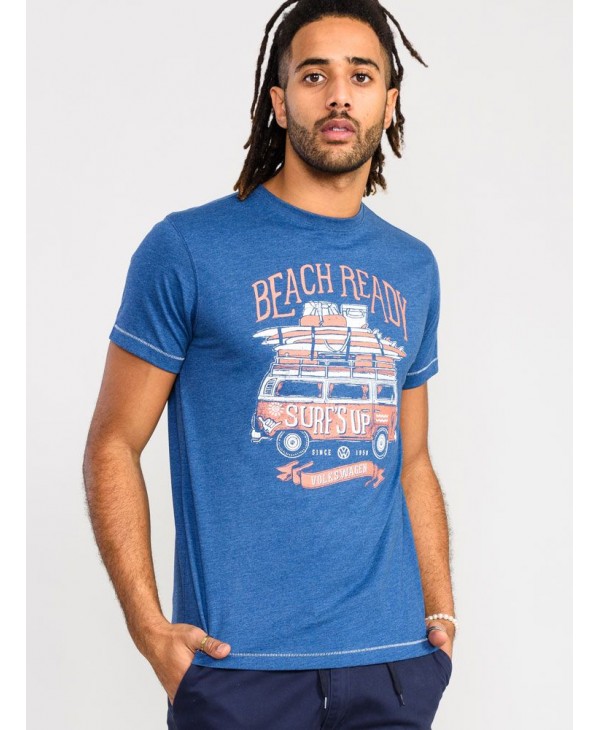 Official Vw Surf'S Up Printed T-Shirt T-shirts 