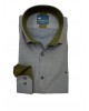 Frank Barrymore Men's Raff Shirt with Geometric Design and Oil Color Inner Collar and Cuff FRANK BARRYMORE SHIRTS