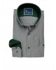 Men's gray shirts with green trim FRANK BARRYMORE SHIRTS