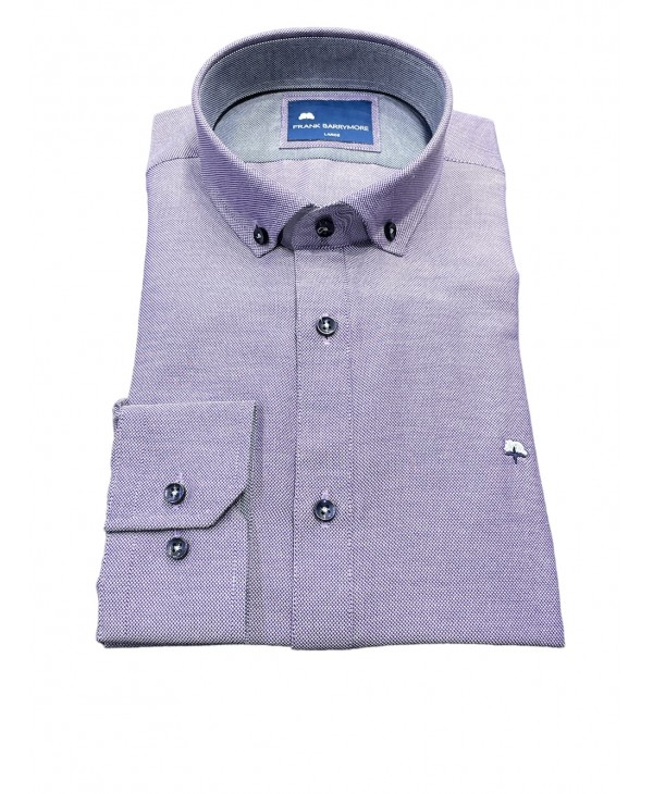 Frank Barrymore lilac shirts with gray trim FRANK BARRYMORE SHIRTS