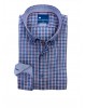 Men's Comfortable Frank Barrymore Shirt Shirt Ruff Base with Plaid Blue Red and White FRANK BARRYMORE SHIRTS