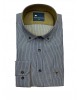 Frank Barrymore men's raffle shirts with pocket and brown details FRANK BARRYMORE SHIRTS