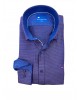Shirt with a small design in pord with blue ends and rex collar FRANK BARRYMORE SHIRTS