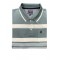 Men's summer polo shirt in mint color with white and pocket