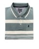 Men's summer polo shirt in mint color with white and pocket SHORT SLEEVE POLO 