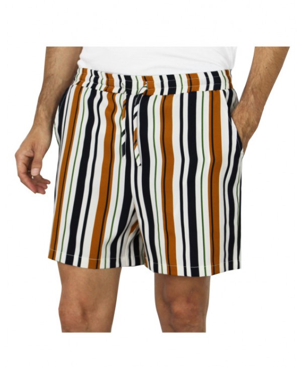 Men's striped bermuda shirt PRINTED SHIRT