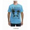 Forestal t-shirt on a blue base with a special print
