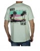 T-shirt in veram color with a large print on the back T-shirts 