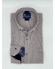 Men's Shirt Frank Barrymore Thin Red with Blue Buttons