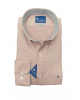 Frank Barrymore shirts with blue geometric pattern on red base FRANK BARRYMORE SHIRTS