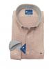 Frank Barrymore shirts with blue geometric pattern on red base FRANK BARRYMORE SHIRTS