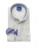 Frank Barrymore blue and beige shirts in white base and blue inside the collar and cuff FRANK BARRYMORE SHIRTS