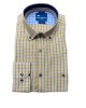 Beige check shirt with blue in a comfortable line FRANK BARRYMORE SHIRTS