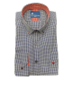 Blue check shirt with pocket and matching red check inside the cuff and collar FRANK BARRYMORE SHIRTS