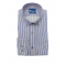 Blue and white striped shirt with pocket by Frank Barrymore