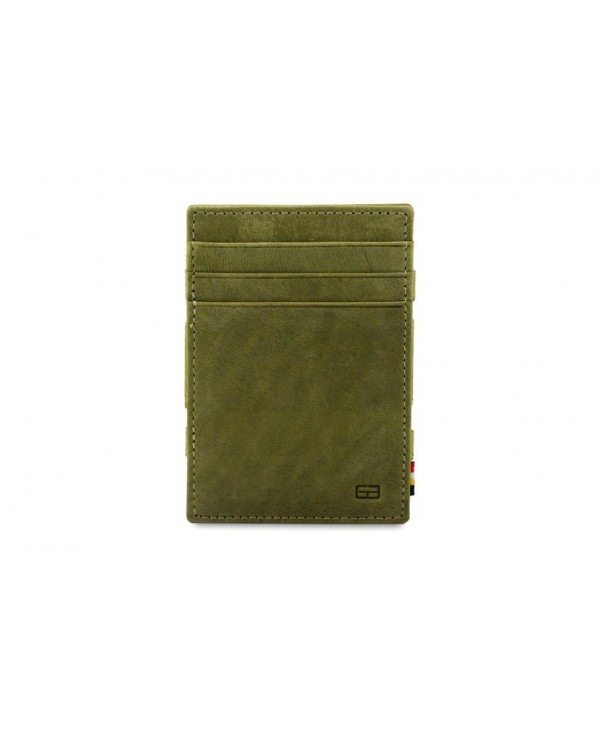 Garzini Essenziale Wallet - Vintage -  (Olive Green)  GARZINI MAGIC WALLET