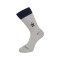 The limited edition WWF x Healthy Seas Socks collection in gray with blue trim