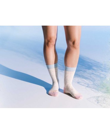Eco sock made from recycled Whiting nets