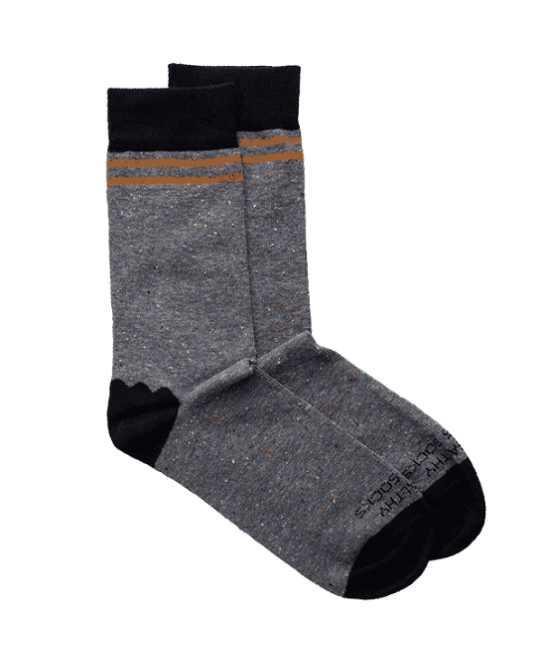 Men's sock Dory men's sock ecological gray HEALTHY SEAS SOCKS