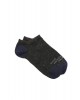 Short sock by Healthy Seas Socks black with blue trim HEALTHY SEAS SOCKS