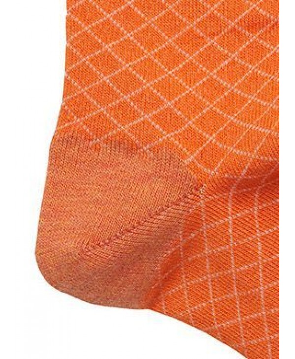 Limpets orange colored men's socks HEALTHY SEAS SOCKS