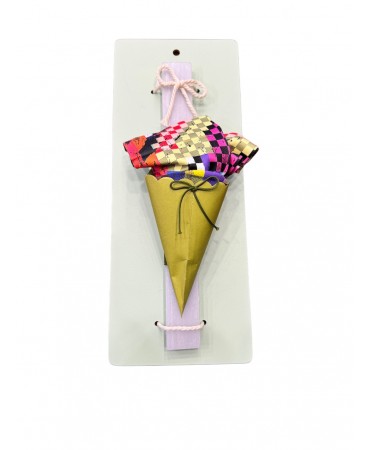Fashion Easter candle in oil shades