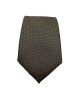 Black and brown small design tie for men MAKIS TSELIOS Tie