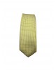 Makis Tselios narrow tie in light mustard color with blue MAKIS TSELIOS Tie