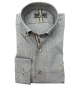 Makis Tselios gray shirt with geometric small pattern in beige color MAKIS TSELIOS SHIRTS