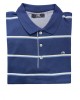 Polo men's summer t-shirt in a raff base with white and blue stripesPolo men's summer t-shirt in a raff base with white and blue stripes SHORT SLEEVE POLO 