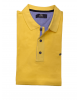 Makis Tselios polo yellow with blue rally and embroidered company logo SHORT SLEEVE POLO 