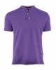 Mao men's t-shirt Makis Tselios purple with a special stripe on the placket SHORT SLEEVE POLO 