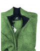 Makis Tselios Knitted Zipper in Green Color and Blue Details POLO ZIP LONG SLEEVE