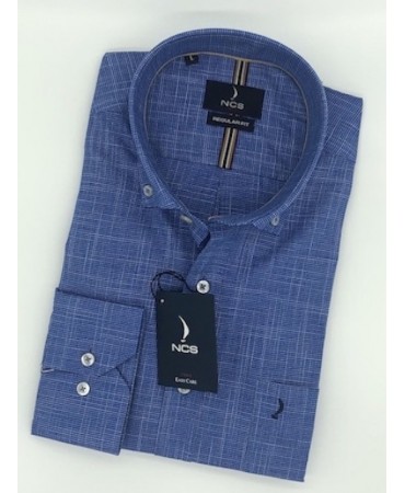 Ncs shirt  blue 100% cotton 