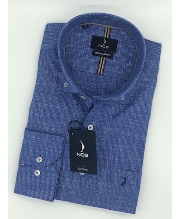 Ncs shirt  blue 100% cotton   NCS SHIRTS