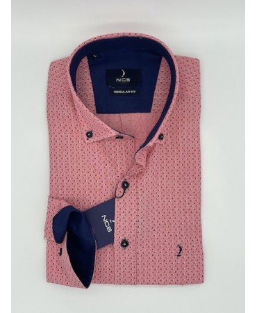 Cotton Shirts NCS in Pink Base and with Blue Miniatures and Finishes