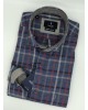 T-Shirt Ncs Checkered Shirts with Bordeaux and Beige  NCS SHIRTS