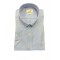 Men's shirt in a comfortable line light blue with short sleeves and a pocket