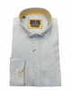 Ncs monochrome Oxford shirt in light blue with beige finish  NCS SHIRTS